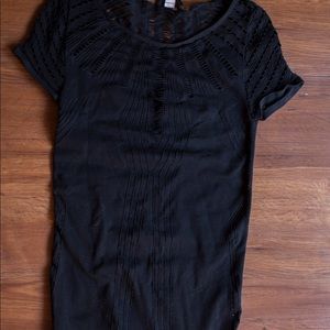 Bebe Black cutout bodycon